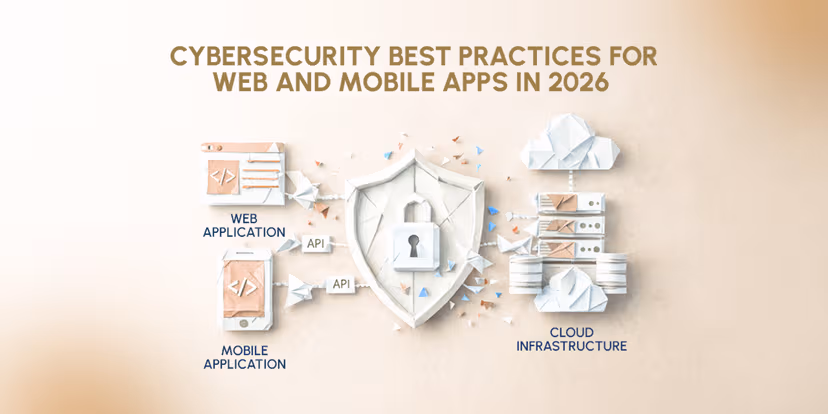 Cybersecurity protection for web and mobile apps with cloud infrastructure