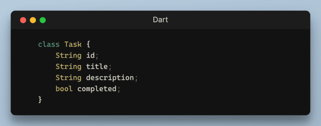 Define data model